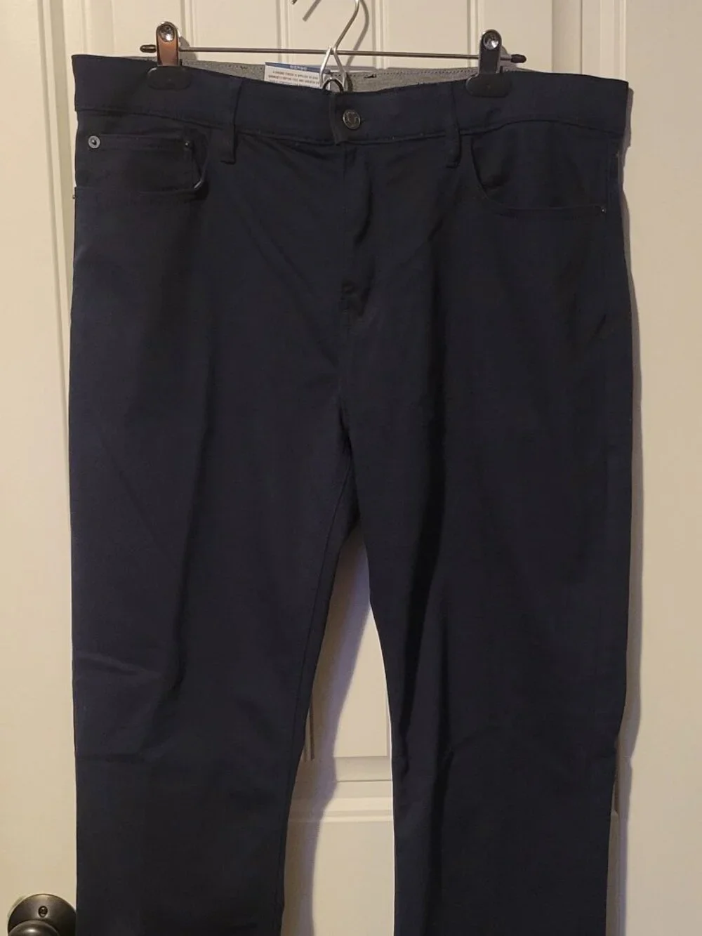 Izod Comfort Stretch Supersoft Knit Jeans Mens 36x29 Blue Soft Touch NEW